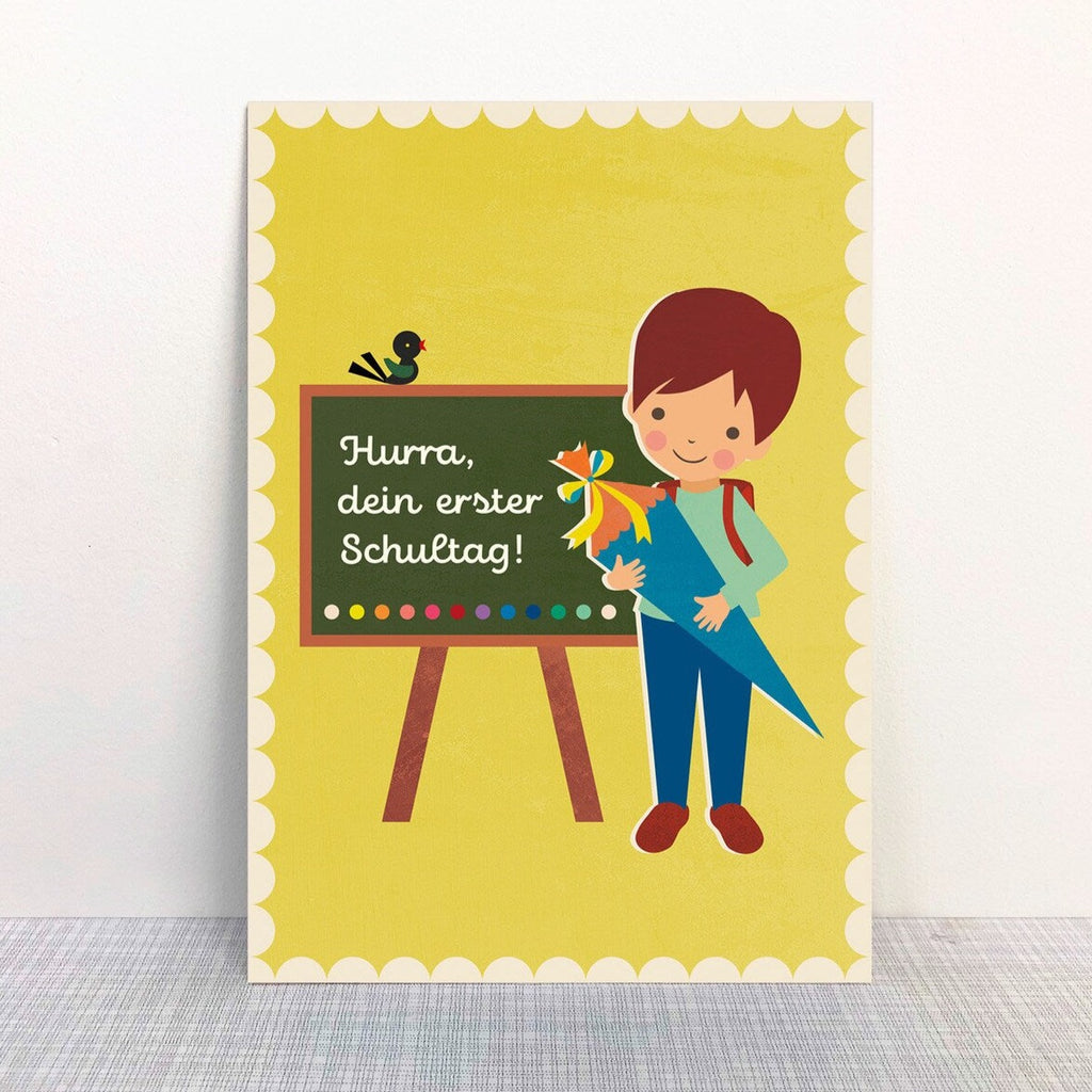 Postkarte "Erster Schultag"